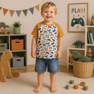 kurzarm Shirt "Play" Gr.80/86/104/122/128/134