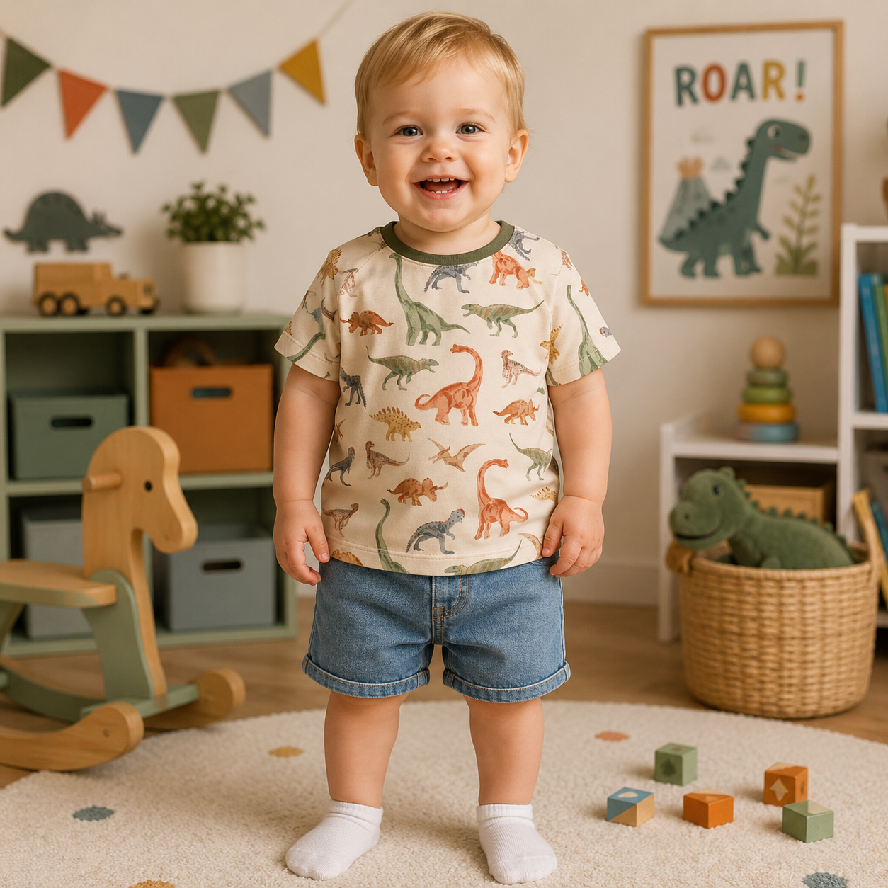 Shirt "little Dino" Gr.74/80
